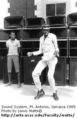 Sound System, Pt. Antonio, Jamaica 1989 Photo by Lewis Watts© (Click to visit website)