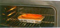 Fish baking in oven