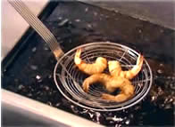 Deep fried prawns