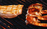 Image showing charring and searing of meat with hot grill bars giving meat color and flavor