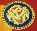 A tortellini dish