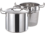 Image showing pots used for cooking pasta