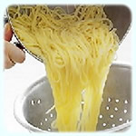 Image showing pasta being drained 