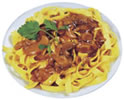 A bolognaise dish with tagliatelle