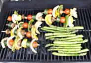 grilling vegetables