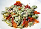 broad bean pancetta