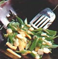 sauteeing vegetables