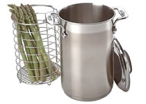 asparagus cooking pot